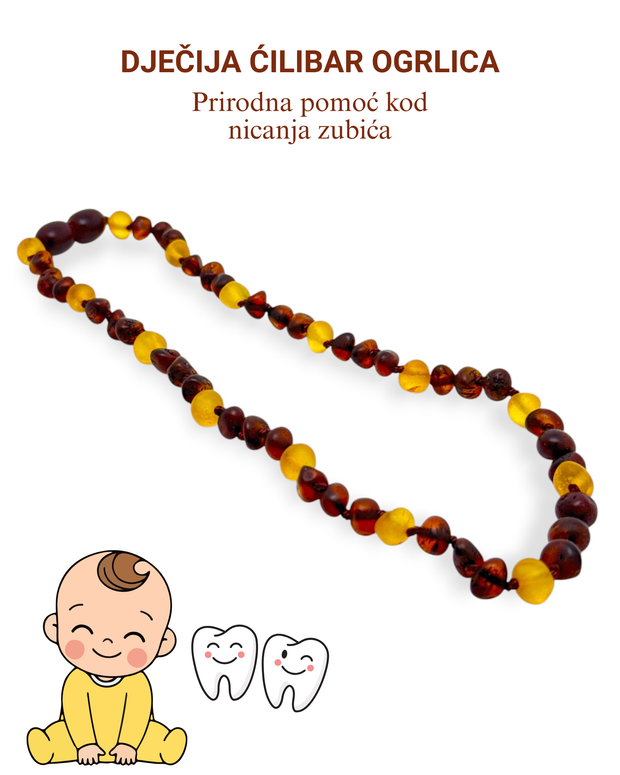 Dječija Ćilibar Ogrlica