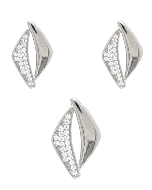 Set Srebro Aura Line