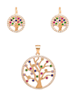 Set RoseGold Drvo Života