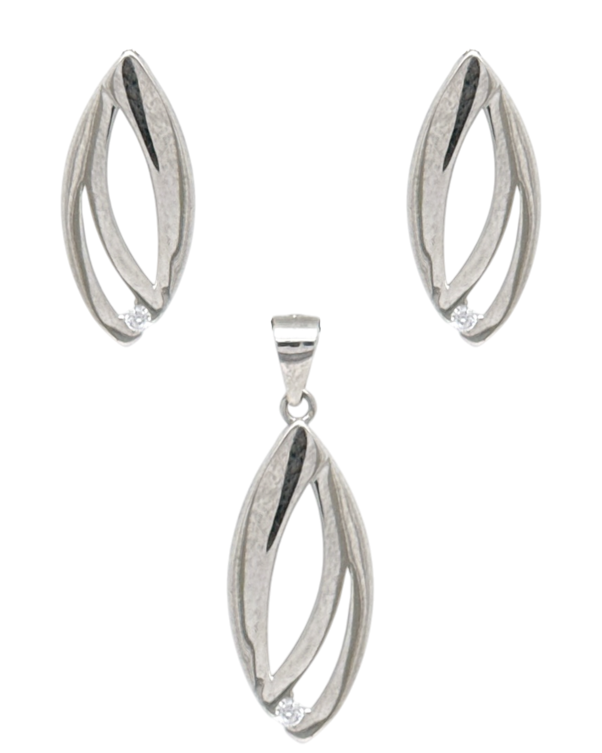 Set Srebro Aura Line