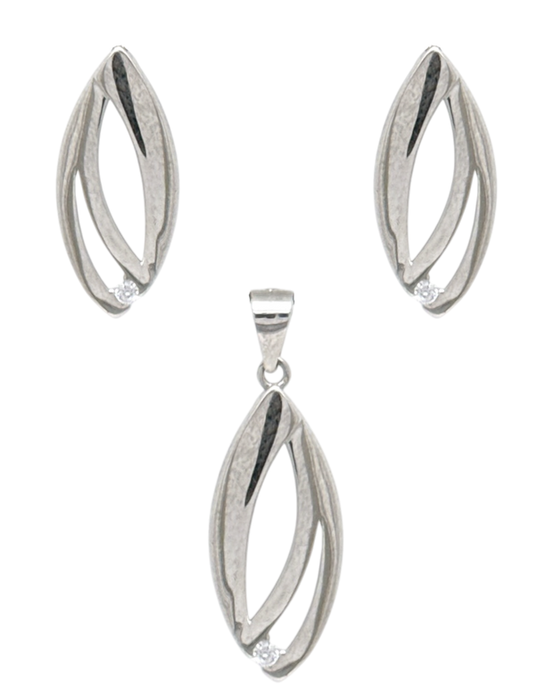 Set Srebro Aura Line