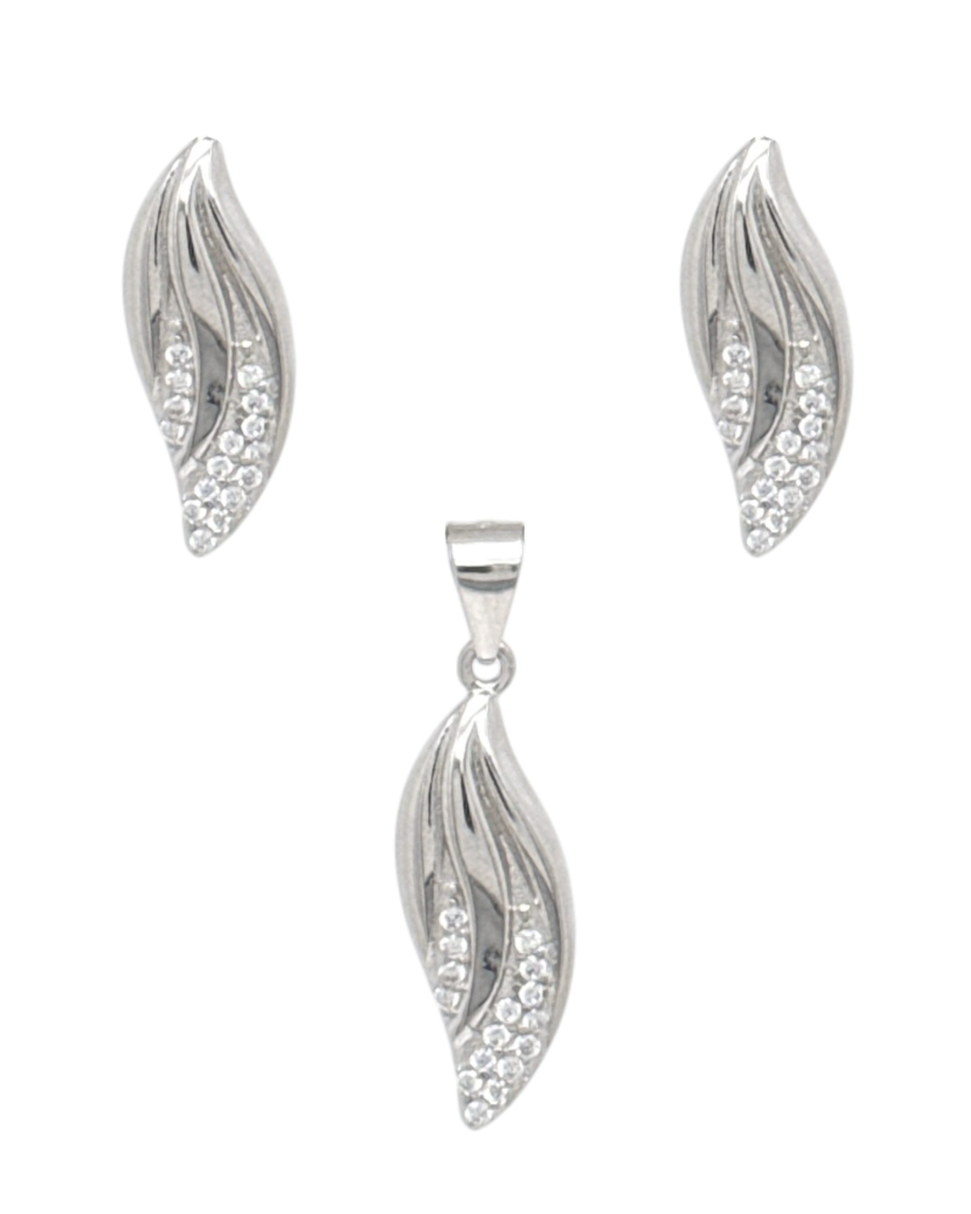 Set Srebro Aura Line