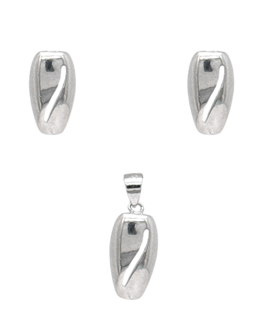 Set Srebro Aura Line