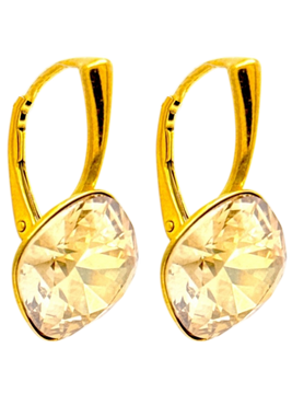 Naušnice Pozlata Kristal