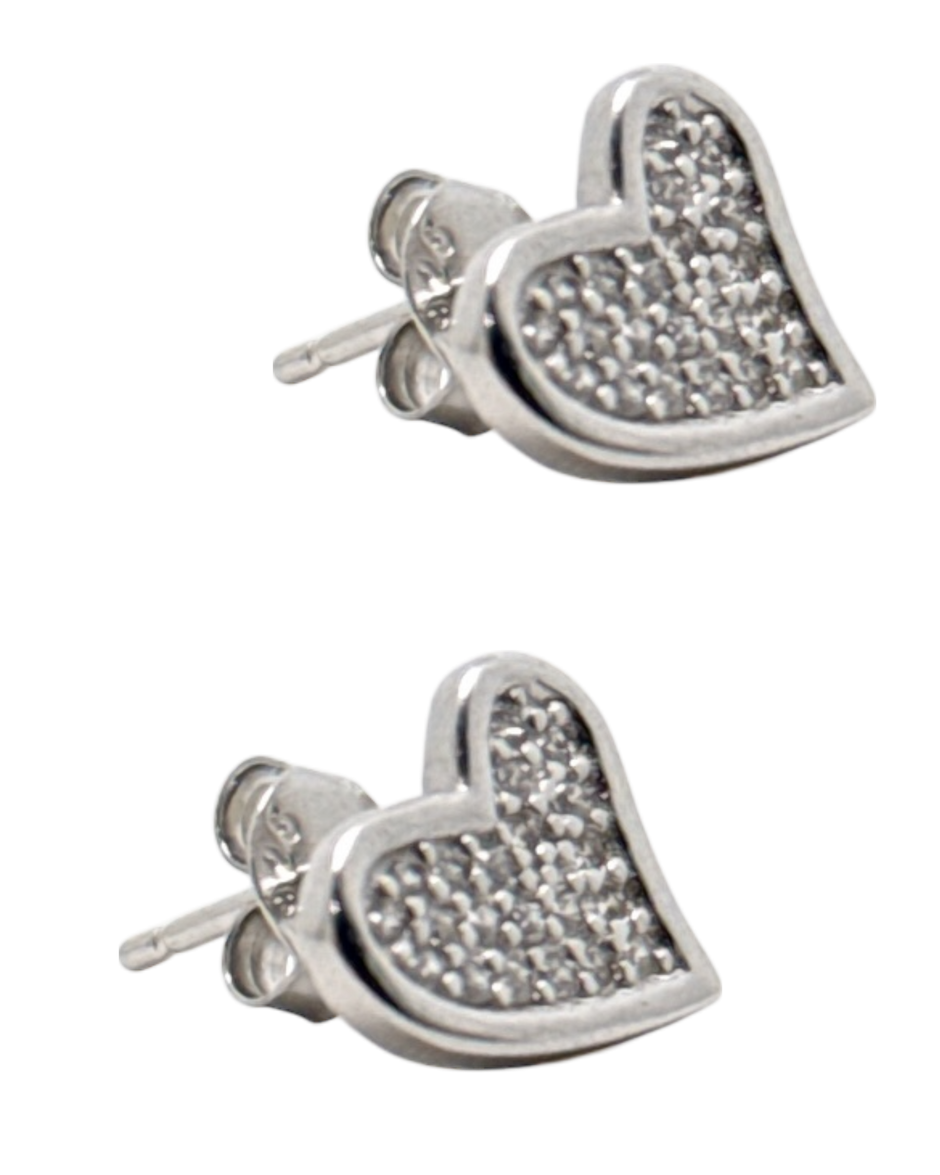 Naušnice Srebro Šaraf Srce