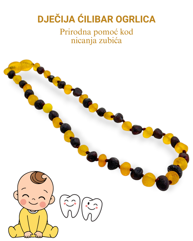Dječija Ćilibar Ogrlica
