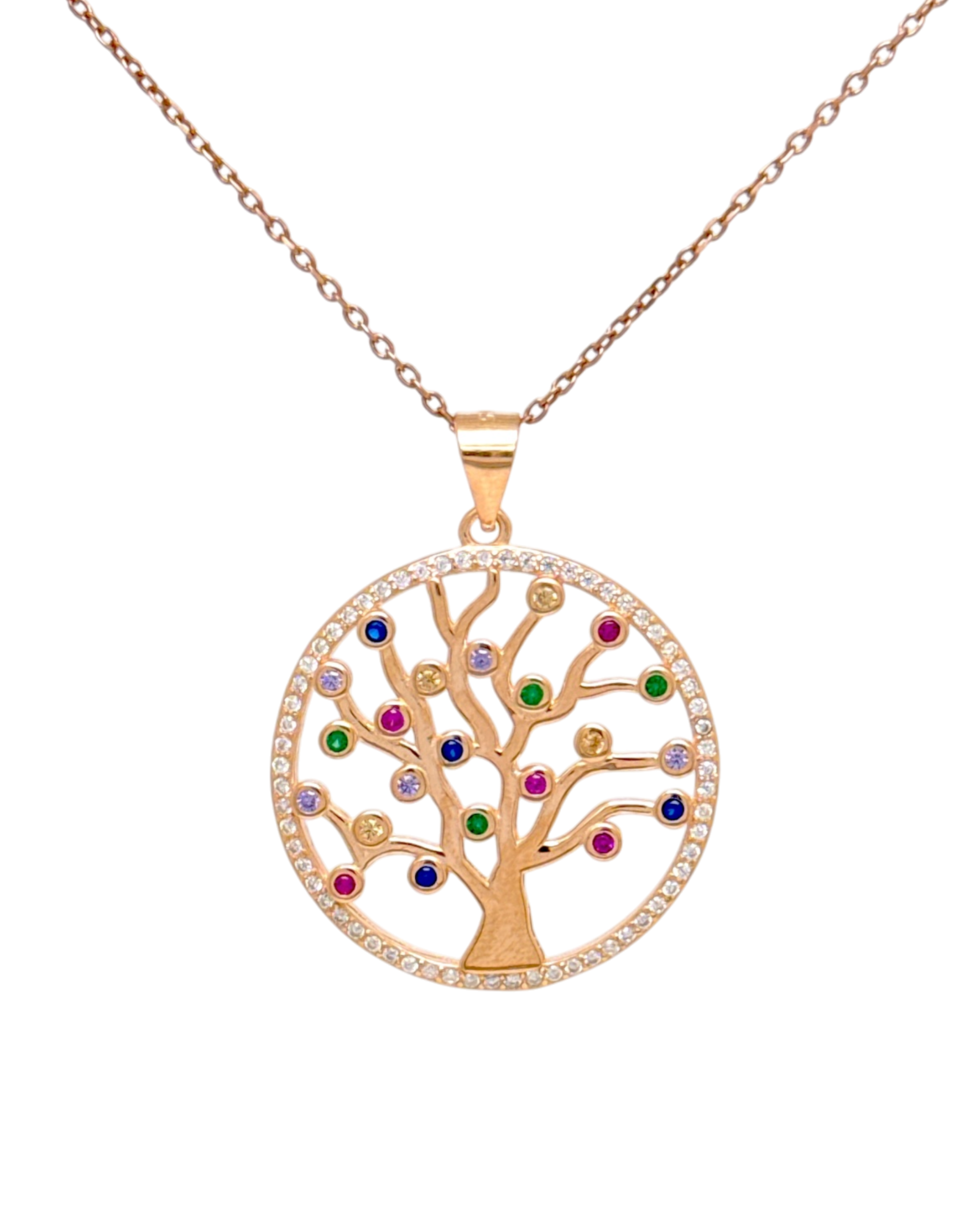 Privjesak RoseGold Drvo Života