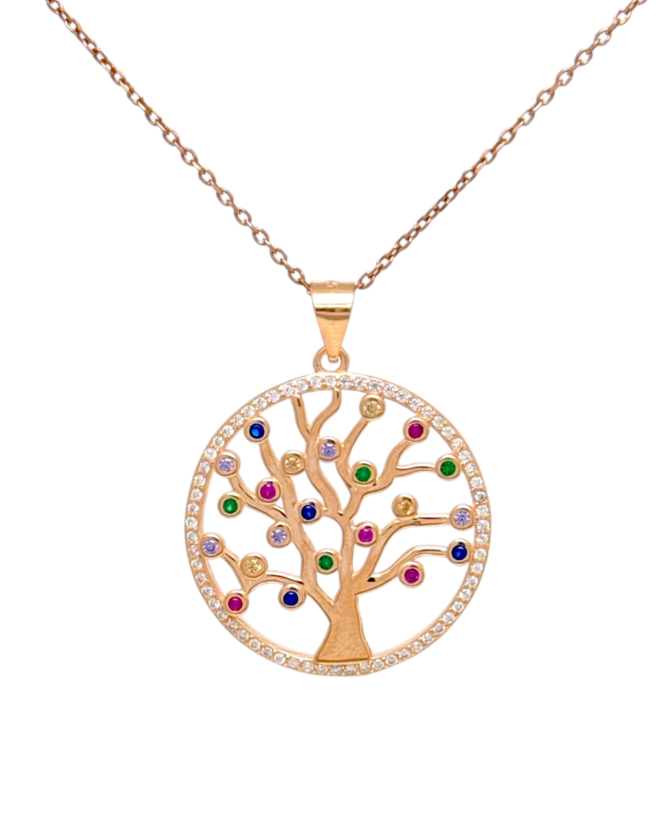 Privjesak RoseGold Drvo Života