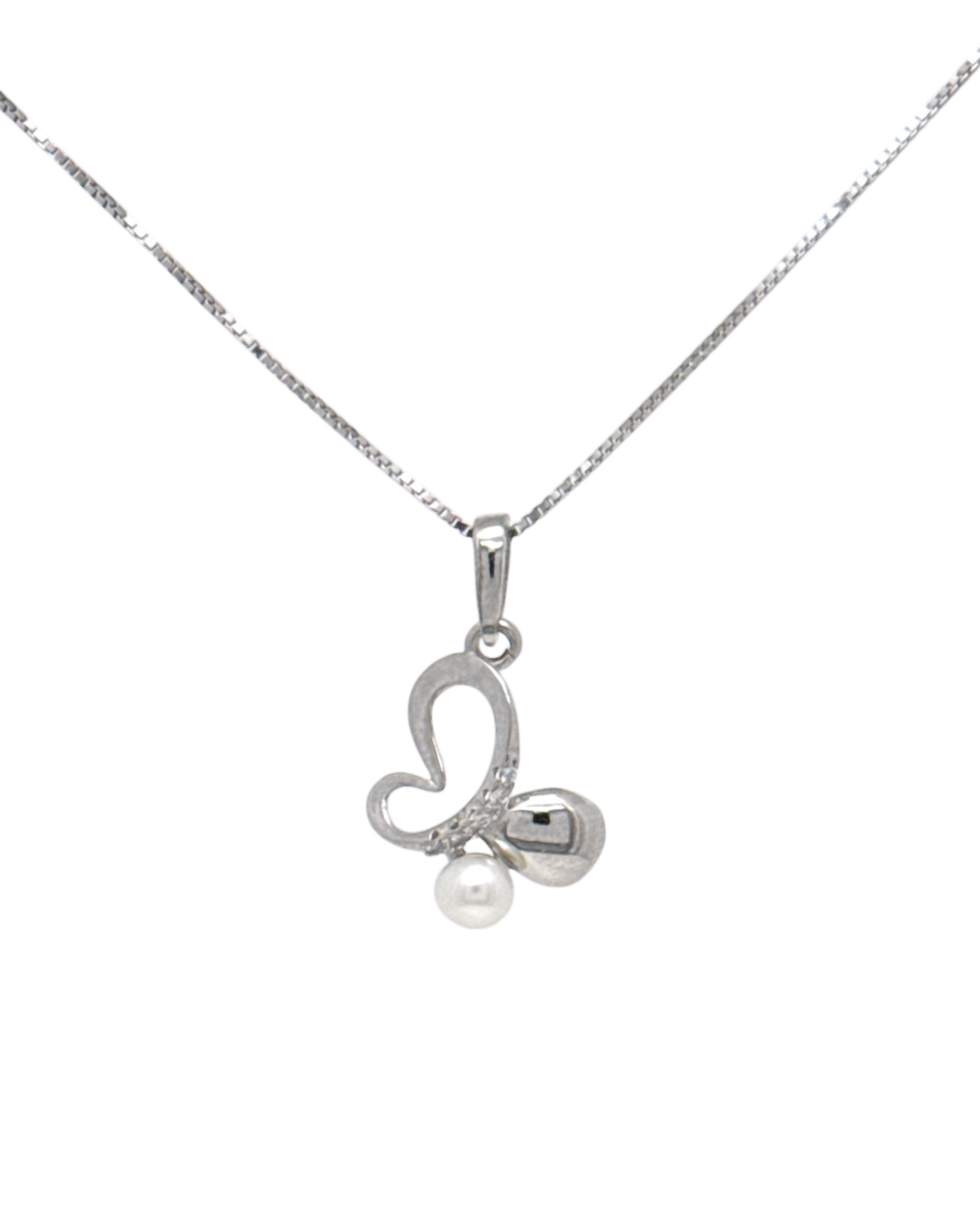 Privjesak Srebro Biser