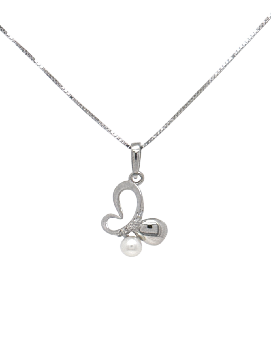 Privjesak Srebro Biser