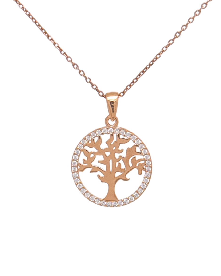 Set RoseGold Drvo Života