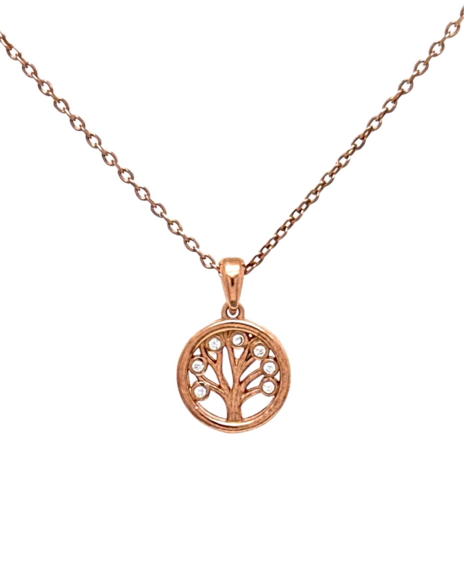 Set RoseGold Drvo Života