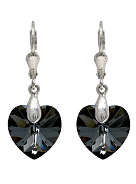 Naušnice Kristal Srce