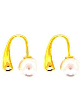 Naušnice Biser Pozlata
