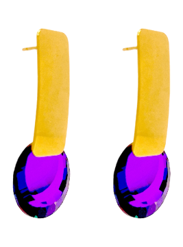 Naušnice Kristal Virella