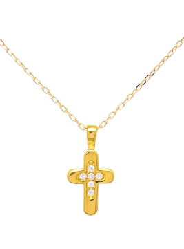 Privjesak Pozlata Križ