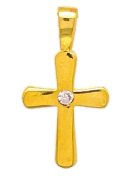 Privjesak Pozlata Križ