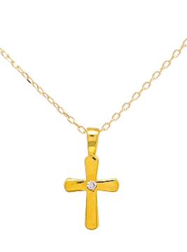 Privjesak Pozlata Križ