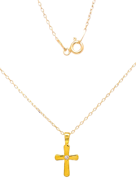 Privjesak Pozlata Križ