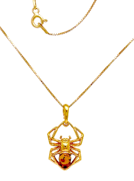Set Ćilibar Pozlata Spider