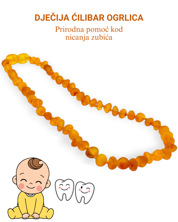 Dječija Ćilibar Ogrlica